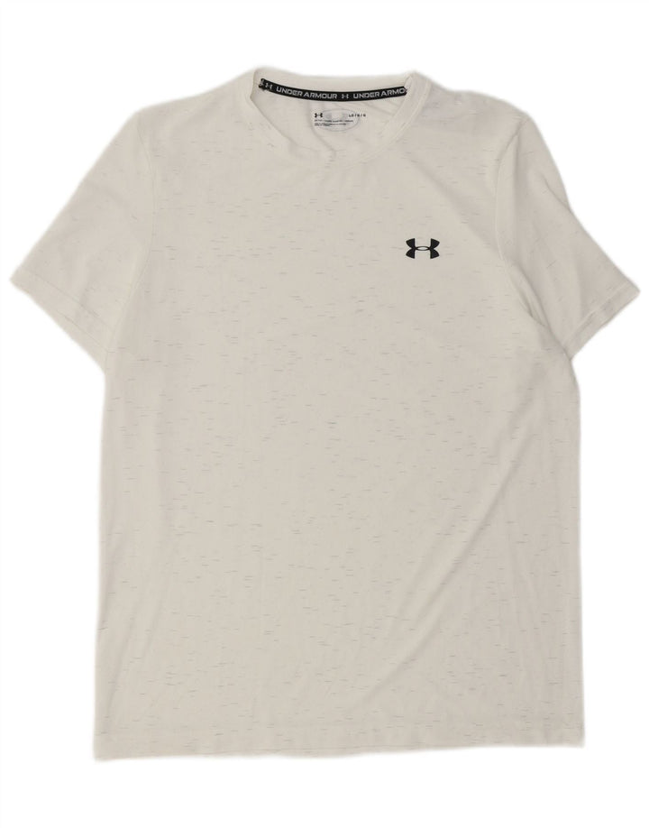 Under Armour - Camiseta para hombre, talla grande, nailon moteado blanco
