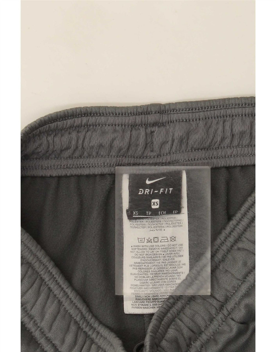 Pantalones de chándal Nike Dri Fit para hombre XS Gris Colorblock Poliéster