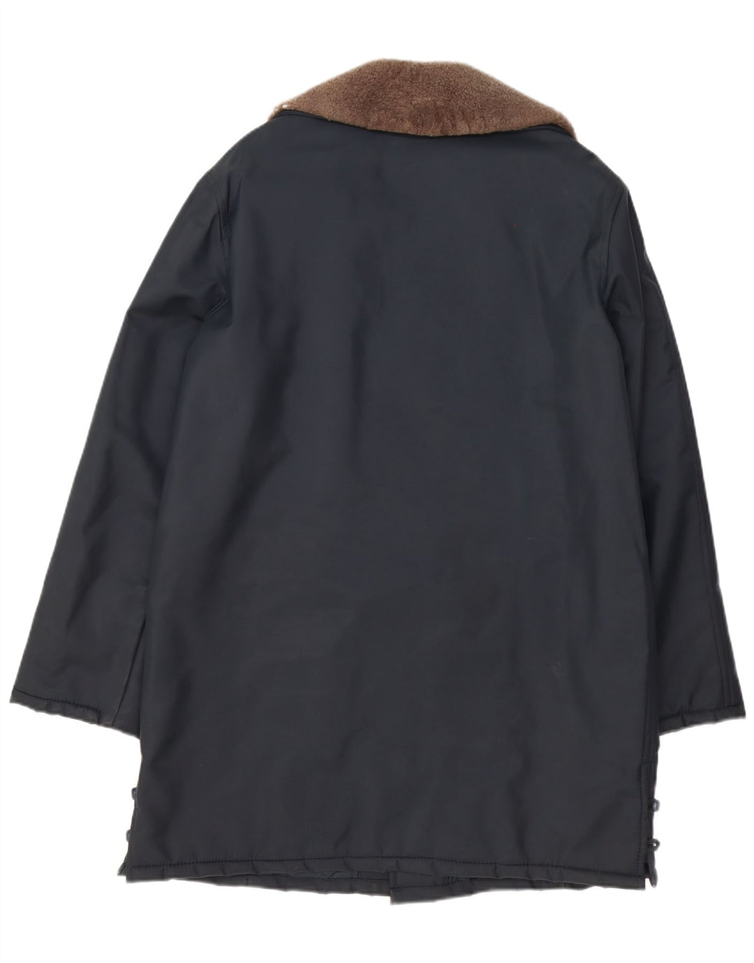Abrigo elegante de doble botonadura para hombre UK 42 XL Azul marino