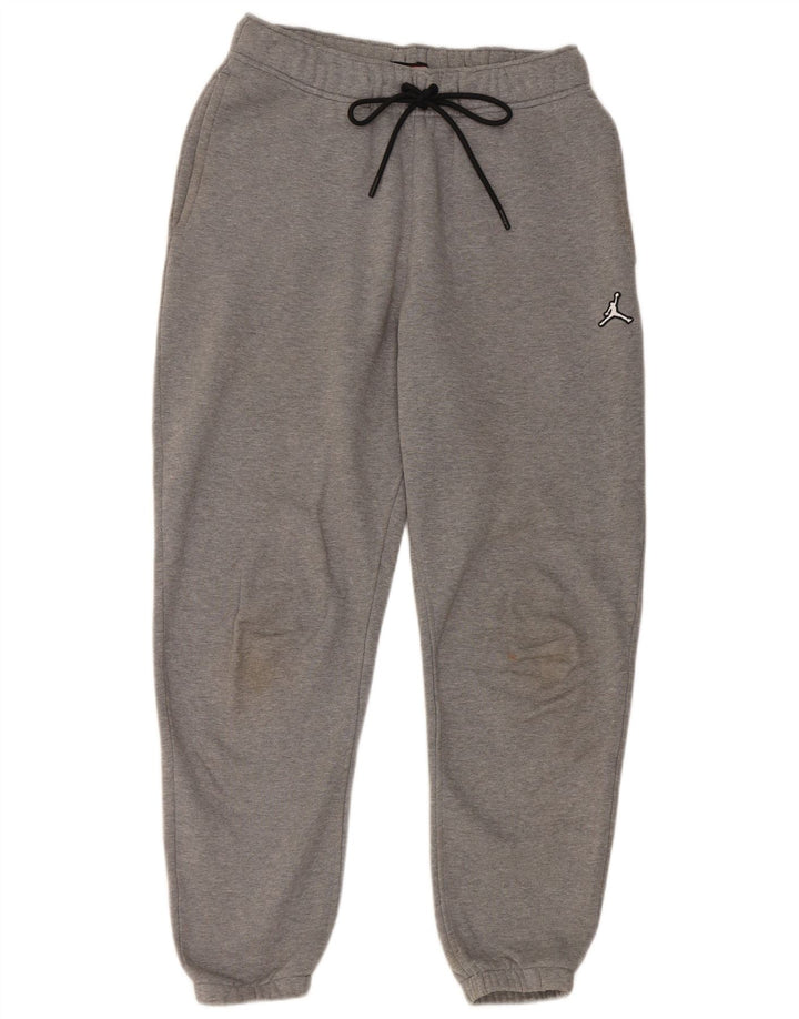 Jordan Hombre Pantalones De Chándal Joggers Small Gris Algodón