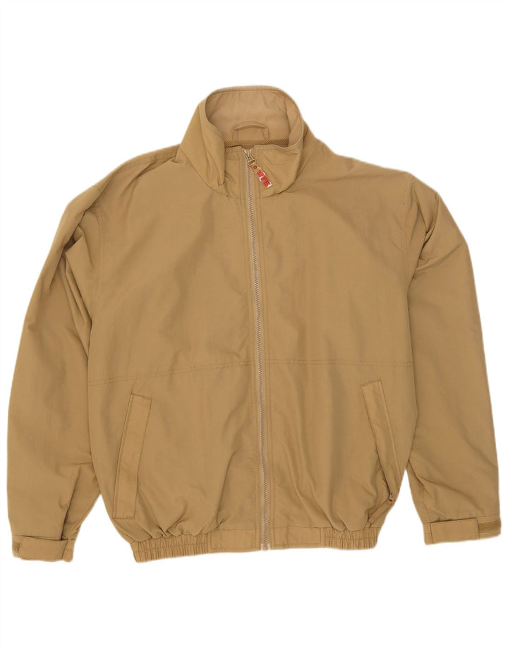 Slam Chaqueta impermeable para hombre UK 40 Large Poliuretano beige