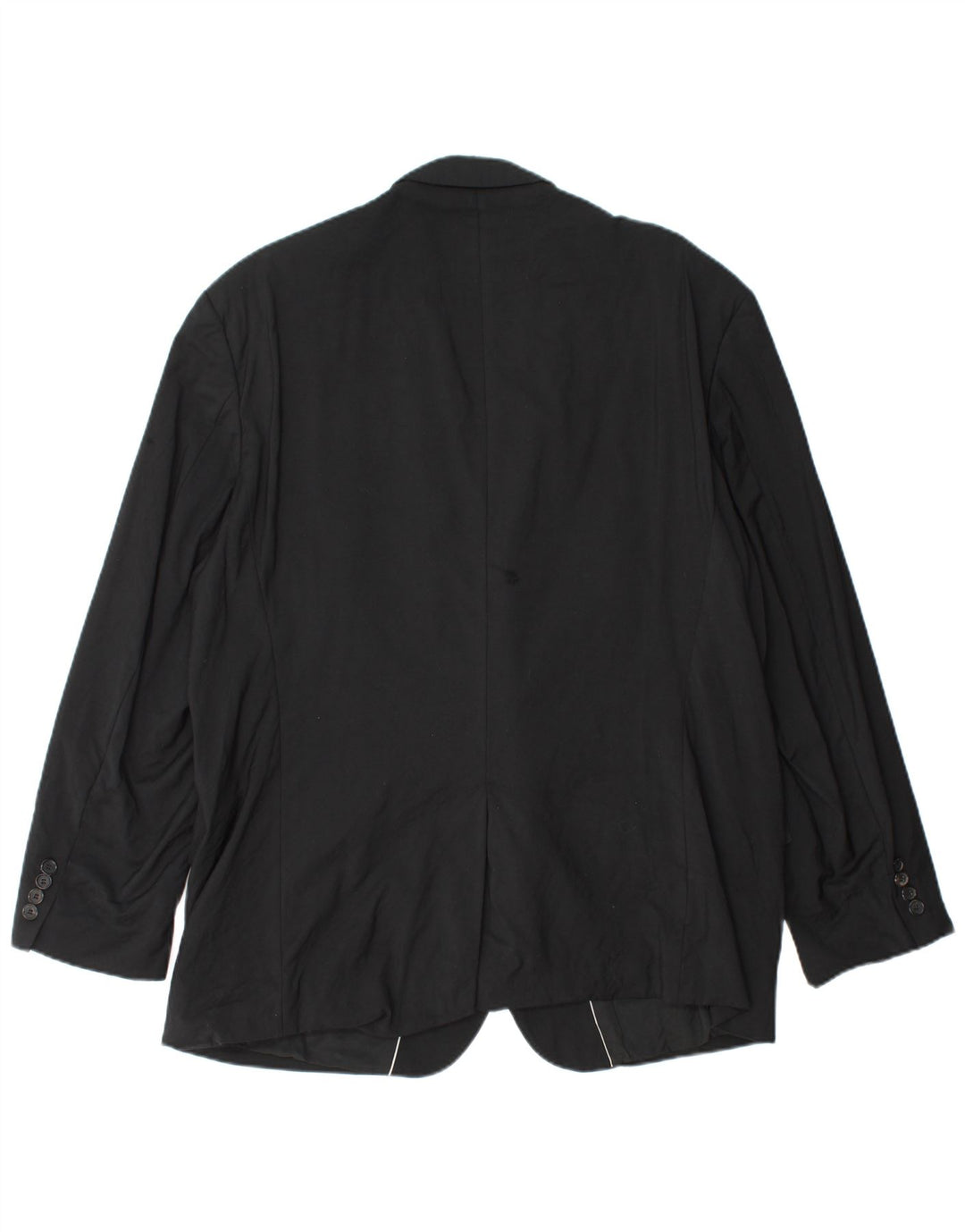 HUGO BOSS Chaqueta tipo blazer Guabello de 2 botones para hombre UK 40 Large Viscosa negra