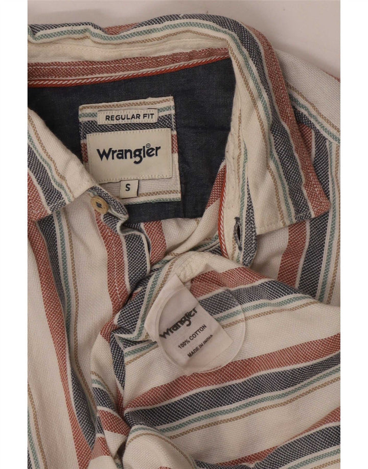 Wrangler Camisa Regular Fit De Algodón A Rayas Multicolor Pequeña Para Hombre