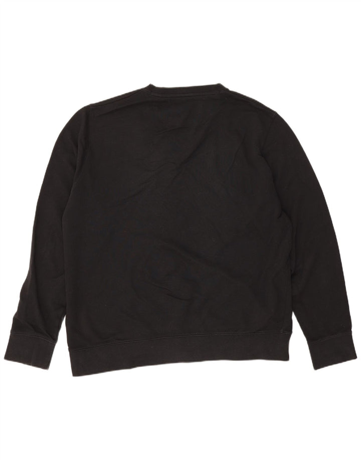 Wrangler Hombre Sudadera Jumper XL Negro Algodón