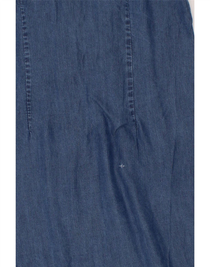 LIU JO Womens Sleeveless Denim Dress UK 12 Medium Blue Vintage Liu Jo and Second-Hand Liu Jo from Messina Hembry 