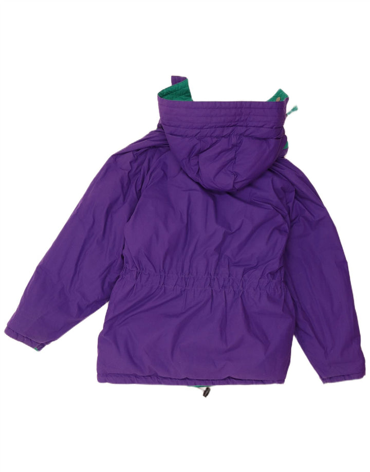 Brugi Chaqueta acolchada reversible con capucha para niño 13-14 años Morado Poliéster