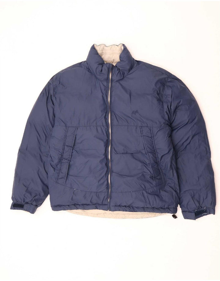 Rifle Chaqueta acolchada reversible con capucha para hombre UK 38 Medium Beige Poliamida