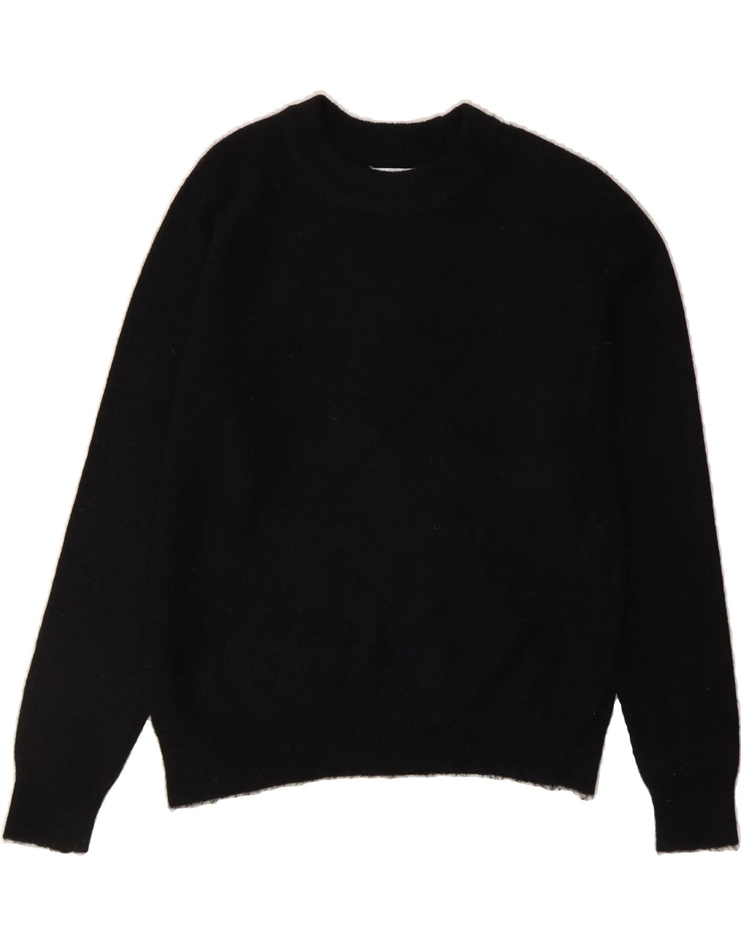 ZARA Womens Crew Neck Jumper Sweater UK 14 Medium Black Vintage Zara and Second-Hand Zara from Messina Hembry 