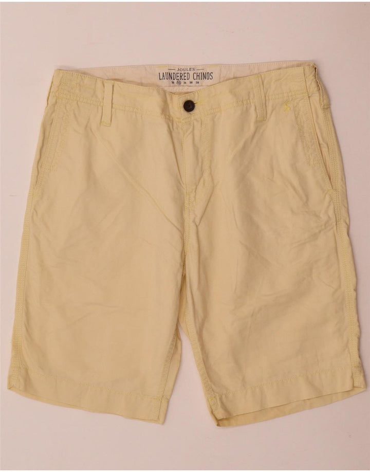 JOULES Pantalones cortos chinos para hombre W32 Amarillo medio