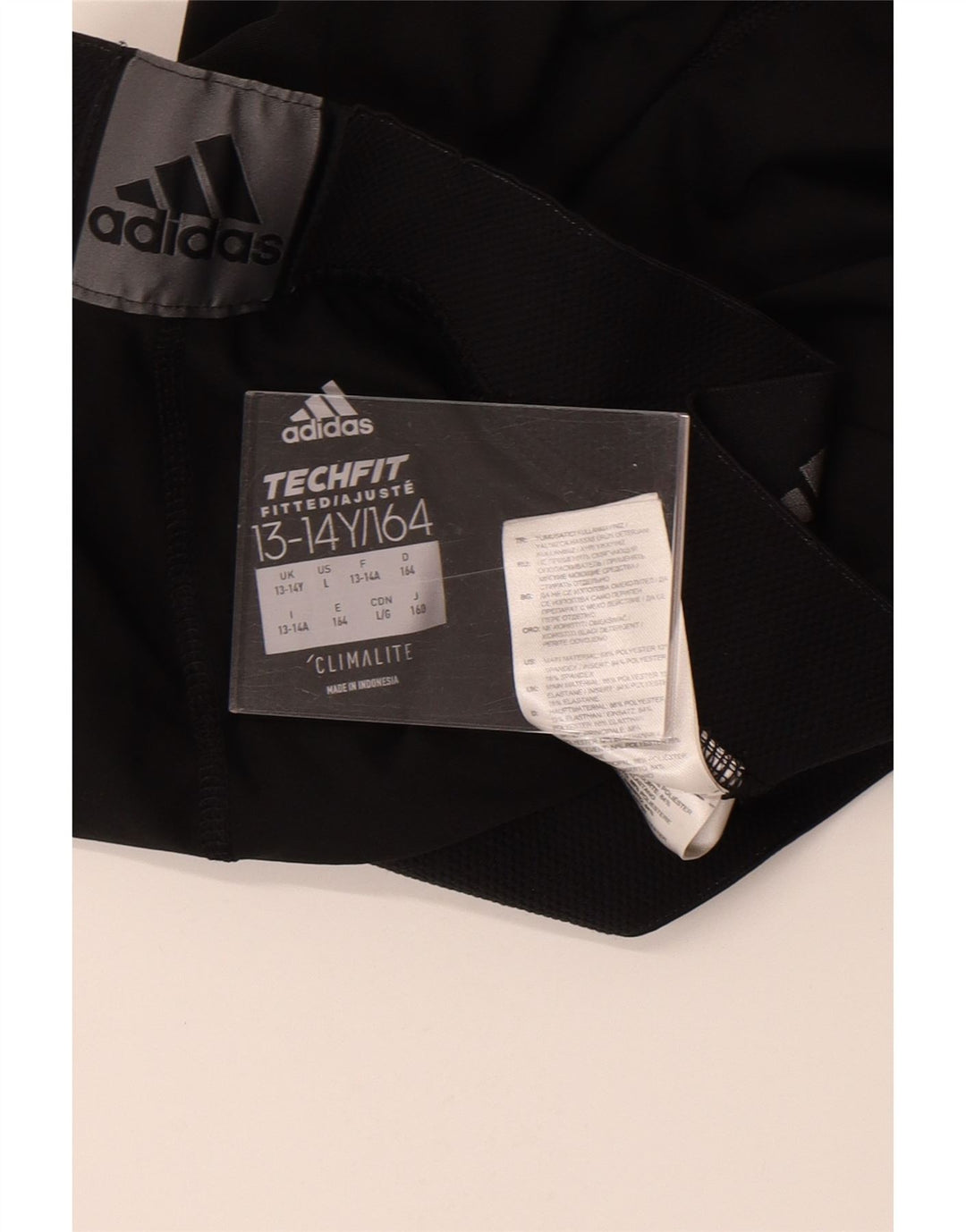 Adidas Leggings Climalite Graphic para niños 13-14 años Negro Poliéster