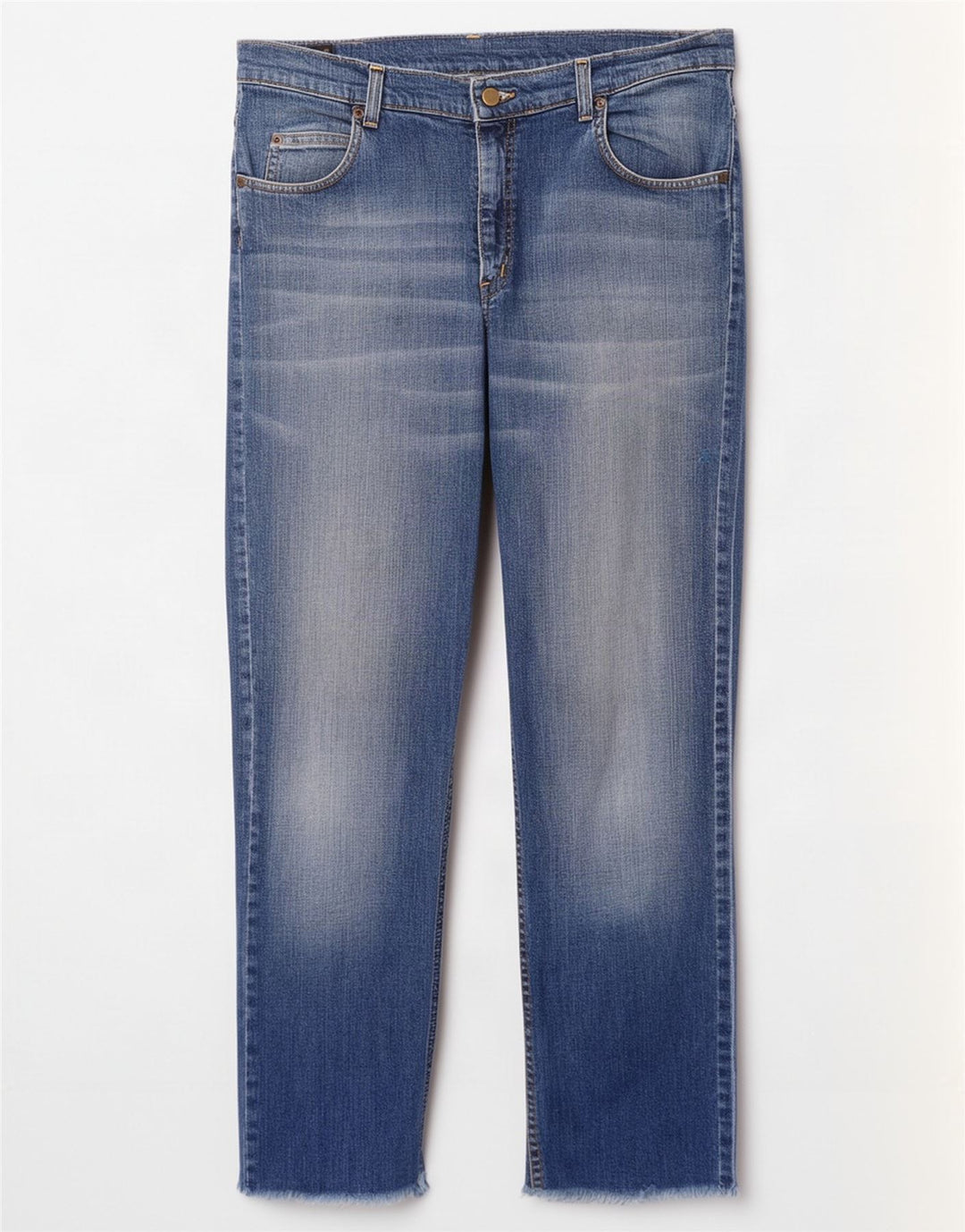 Vaqueros Lee Brooklyn Rectos Mujer W36 L30 Algodón Azul