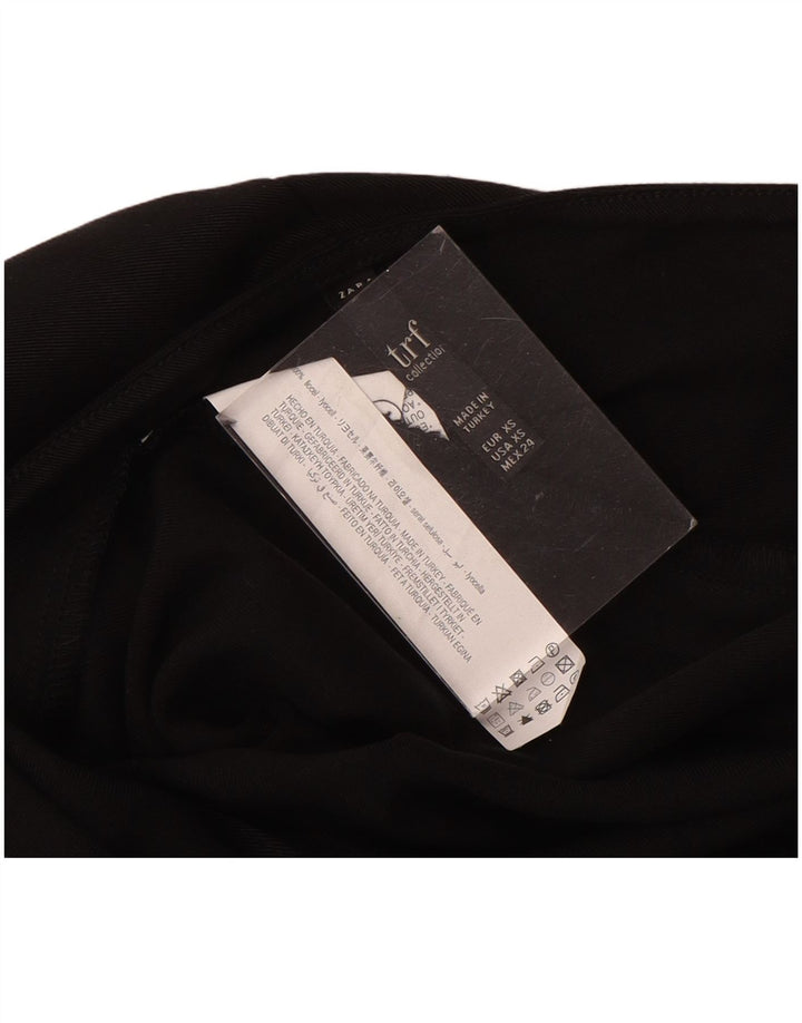 Zara Mujer Mono UK 6 XS Negro Lyocell