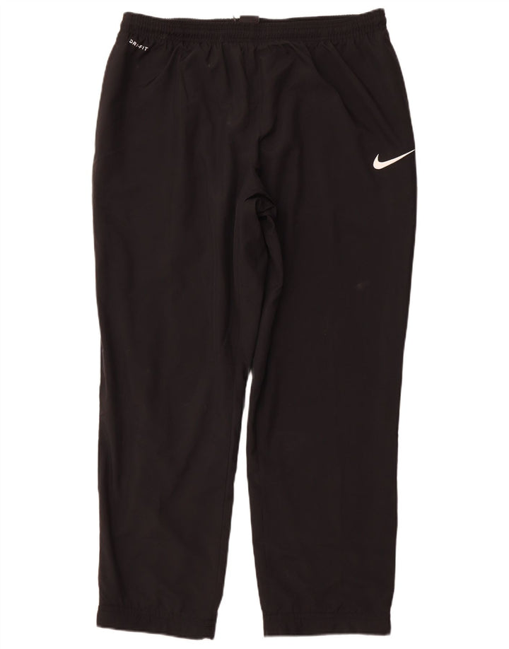 NIKE Hombre Dri Fit Chándal Pantalones Joggers 2XL Negro Poliéster
