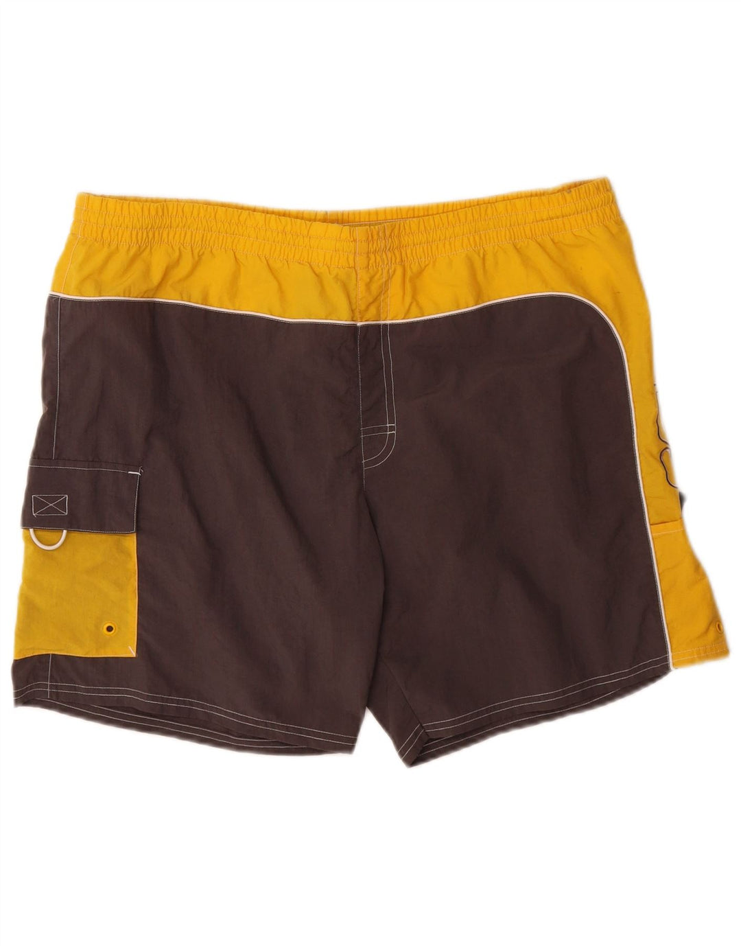 Fila Bañador Hombre XL Poliamida Color Block Amarillo