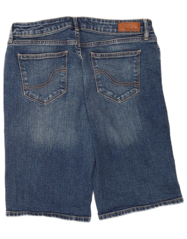 Bermudas vaqueras para mujer Fat Face UK 12 Medium W30 Algodón azul