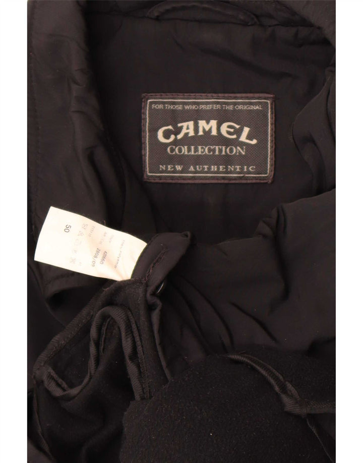 Camel Active Chaqueta utilitaria para hombre IT 50 Large Poliamida negra