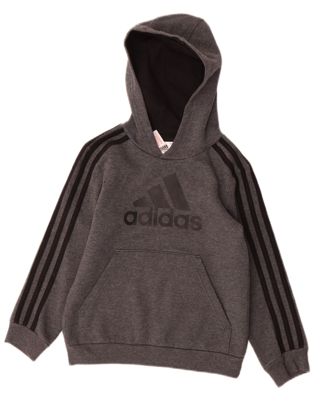ADIDAS Jersey con capucha para niños Graphic 7-8 años Gris Poliéster