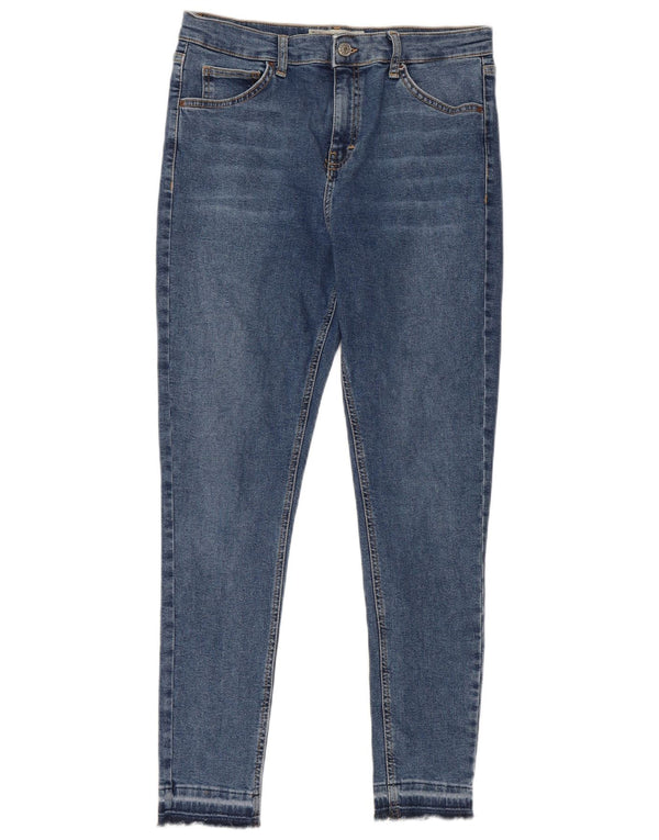 Vaqueros ajustados Jamie para mujer de Topshop W32 L27 Algodón azul