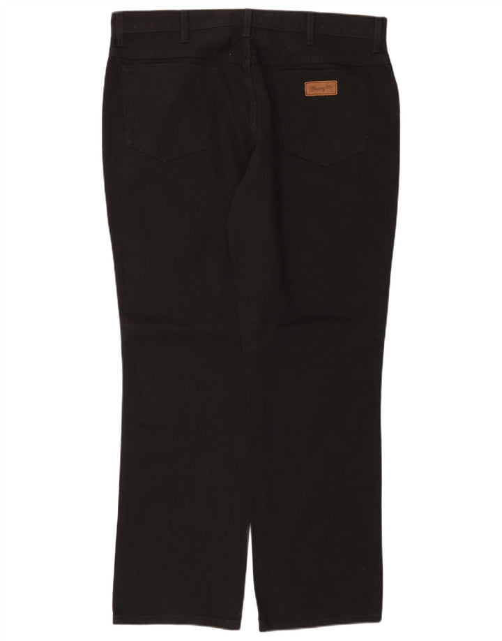 WRANGLER Vaqueros rectos de corte regular para mujer W40 L32 Algodón negro