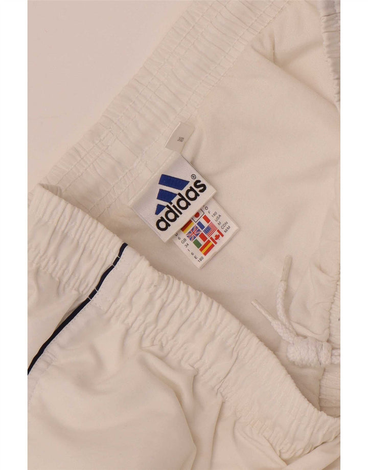 Pantalón De Chándal Adidas Hombre Grande Poliéster Blanco