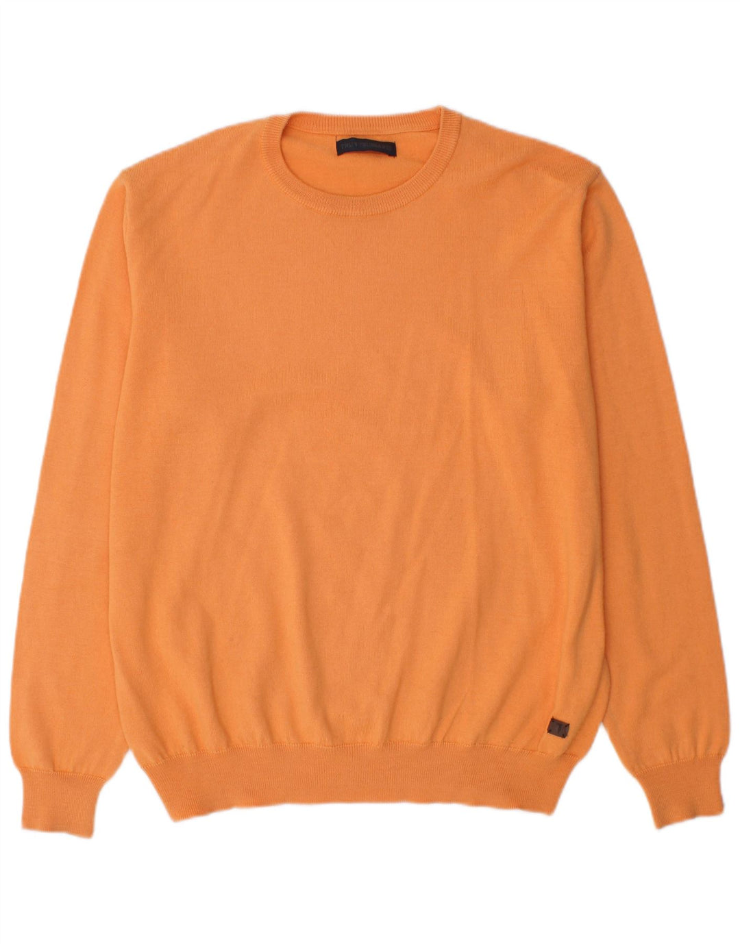Trussardi Jersey De Cuello Redondo Hombre XL Lana Naranja