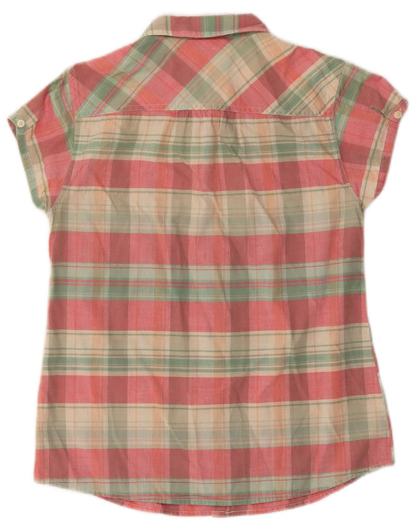 LEE Camisa de manga corta para mujer UK 40 Medium Multicolor Check