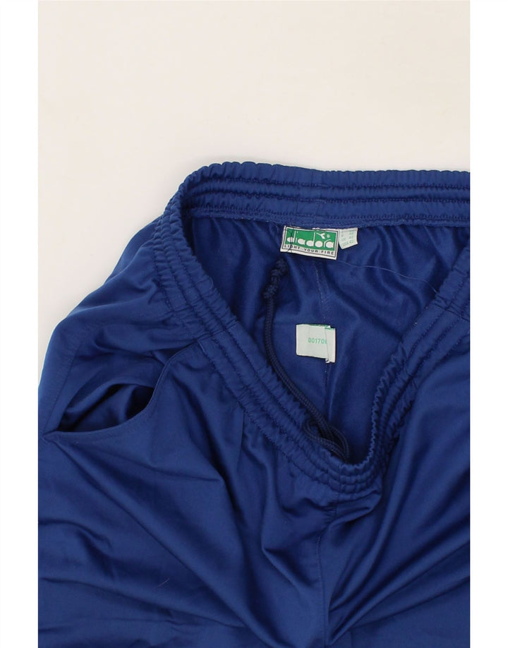 DIADORA Mens Tracksuit Trousers 2XL Navy Blue Polyester Vintage Diadora and Second-Hand Diadora from Messina Hembry 