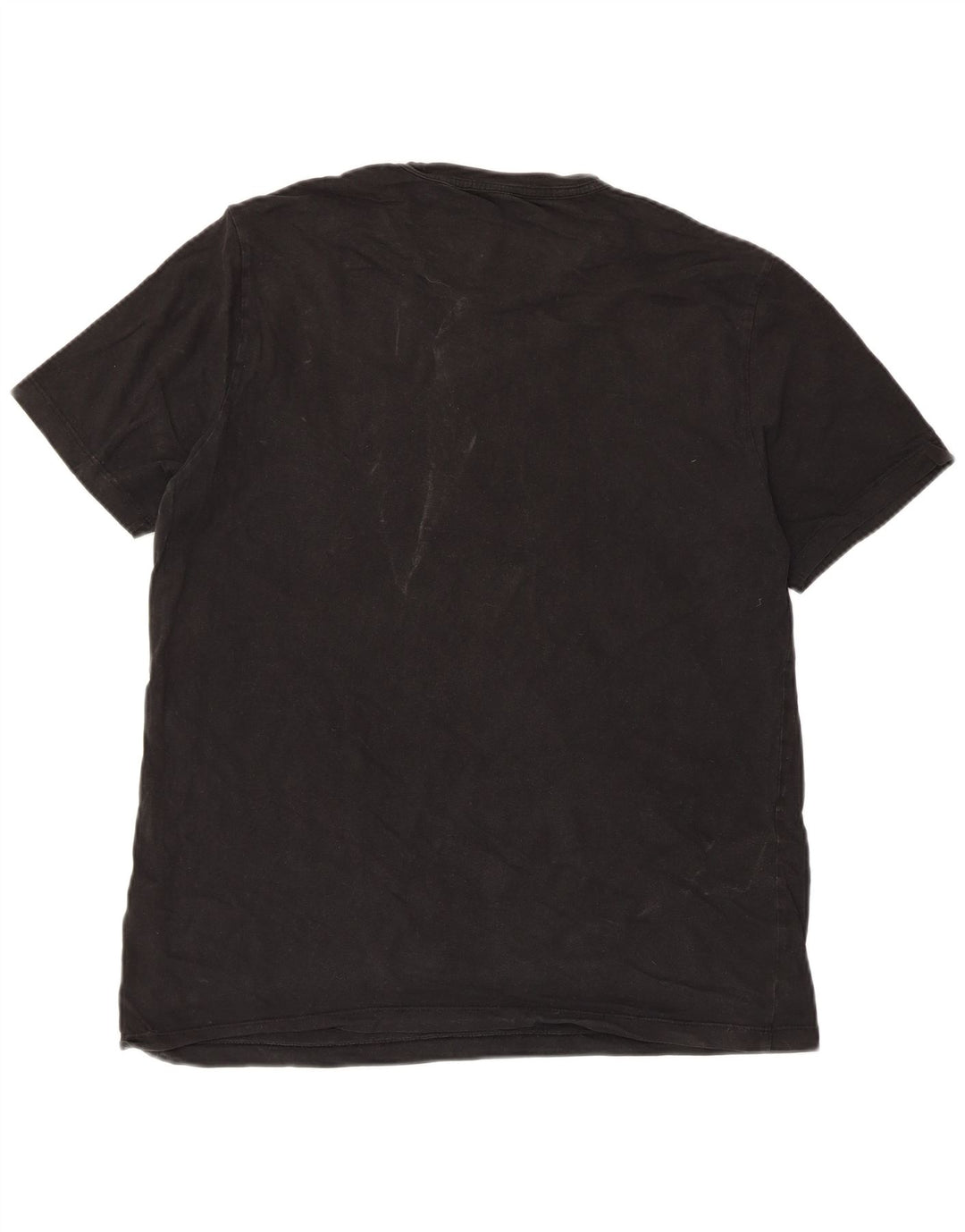 All Saints Camiseta Regular Fit Hombre Top XL Algodón Negro