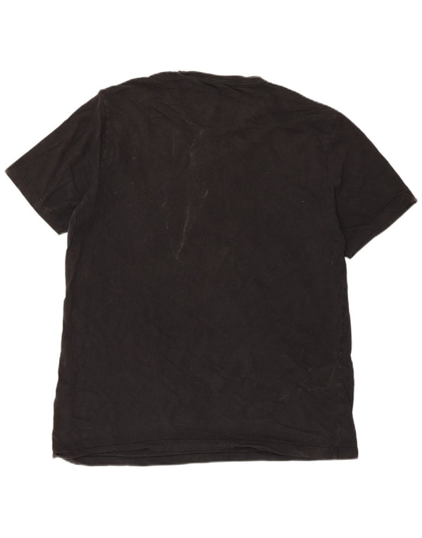 All Saints Camiseta Regular Fit Hombre Top XL Algodón Negro