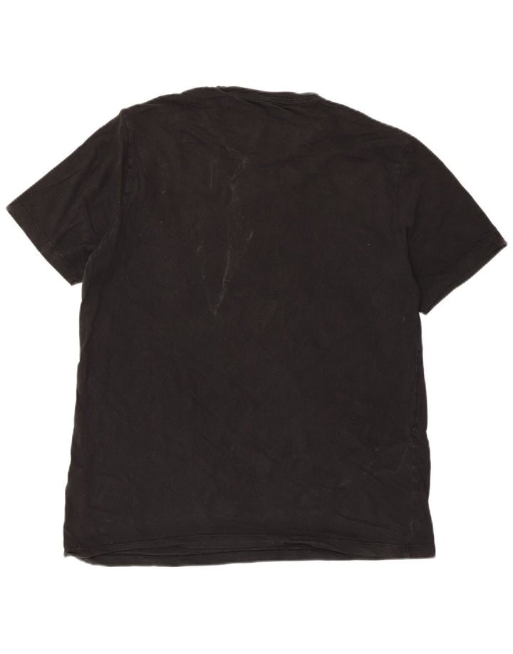 All Saints Camiseta Regular Fit Hombre Top XL Algodón Negro