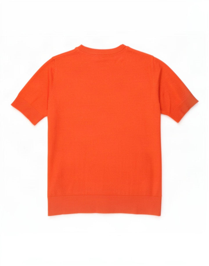 Marks & Spencer - Jersey de cuello redondo para mujer, talla 40, color naranja mediano