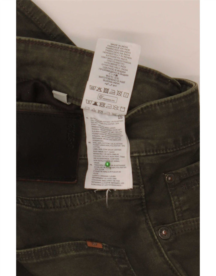 Vaqueros ajustados para hombre G-Star W30 L32 Algodón caqui