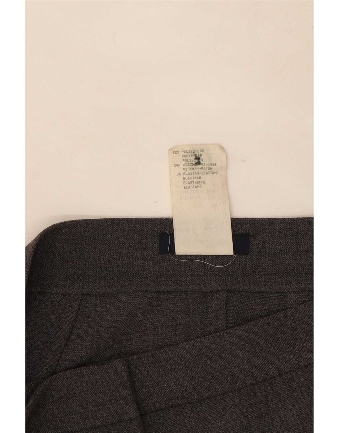 Falda lápiz para mujer Emporio Armani IT 42 Medium W28 Poliéster gris