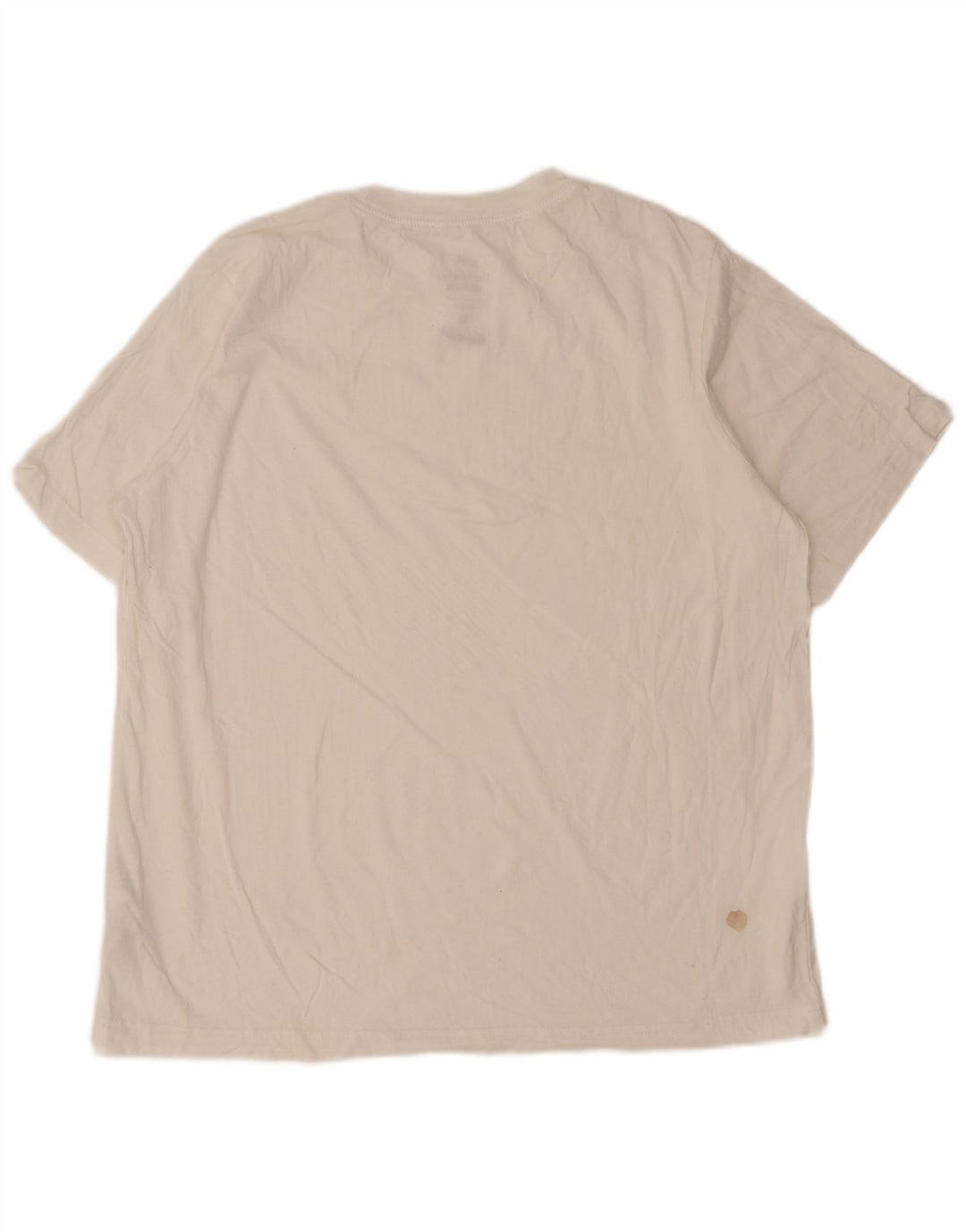 Nike - Camiseta holgada para hombre, talla mediana, algodón blanco