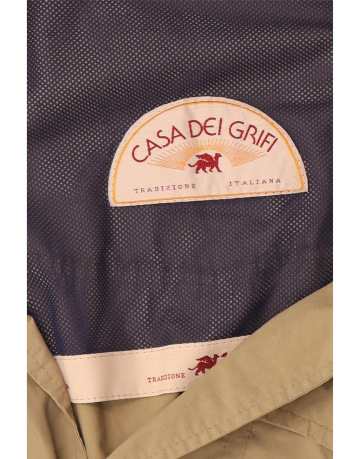 VINTAGE Chaqueta utilitaria para hombre Reino Unido 42 XL Beige