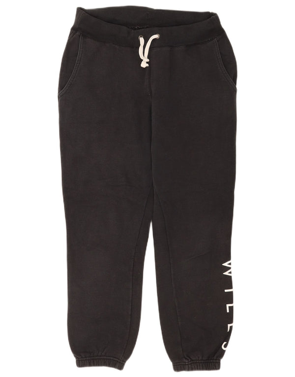 Jack Wills Hombre Pantalones De Chándal Gráfico Joggers Medium Negro Algodón