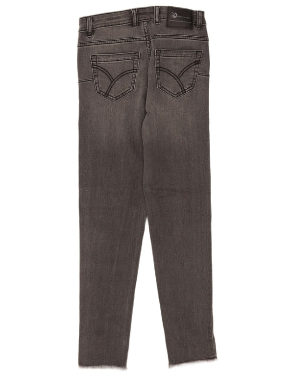 Dack's Jeans ajustados para mujer IT 44 Medium W28 L25 Gris