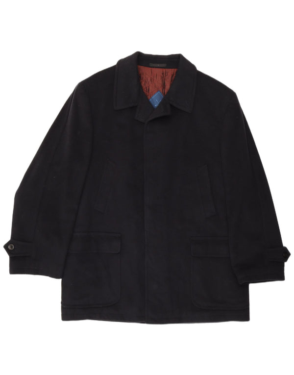 Abrigo VINTAGE para hombre IT 52 XL Cachemira azul marino