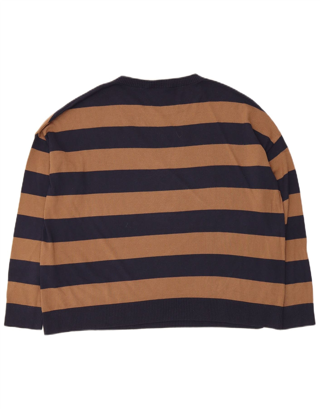 Max Mara - Jersey de fin de semana para mujer con cuello barco, talla 40, tamaño mediano, azul marino