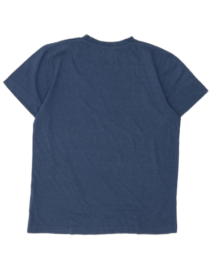 Camiseta KAPPA Hombre Top Medium Azul Marino Algodón