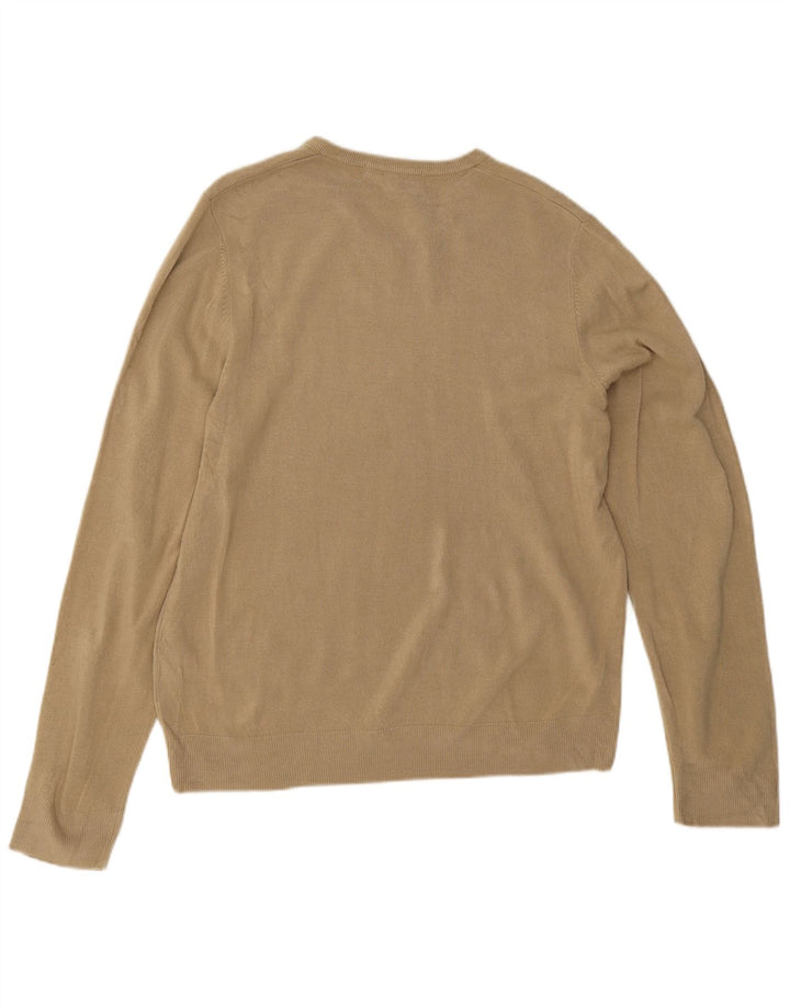 Marks & Spencer Suéter con Cuello en V para Hombre Acrílico Beige Grande