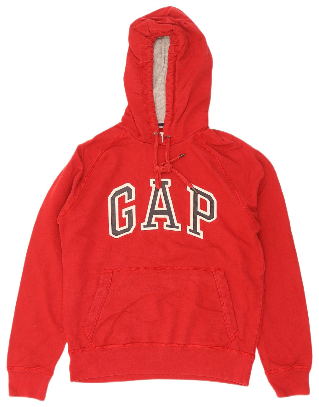 Gap Hombre Sudadera Con Capucha Gráfica Jersey Pequeño De Algodón Rojo