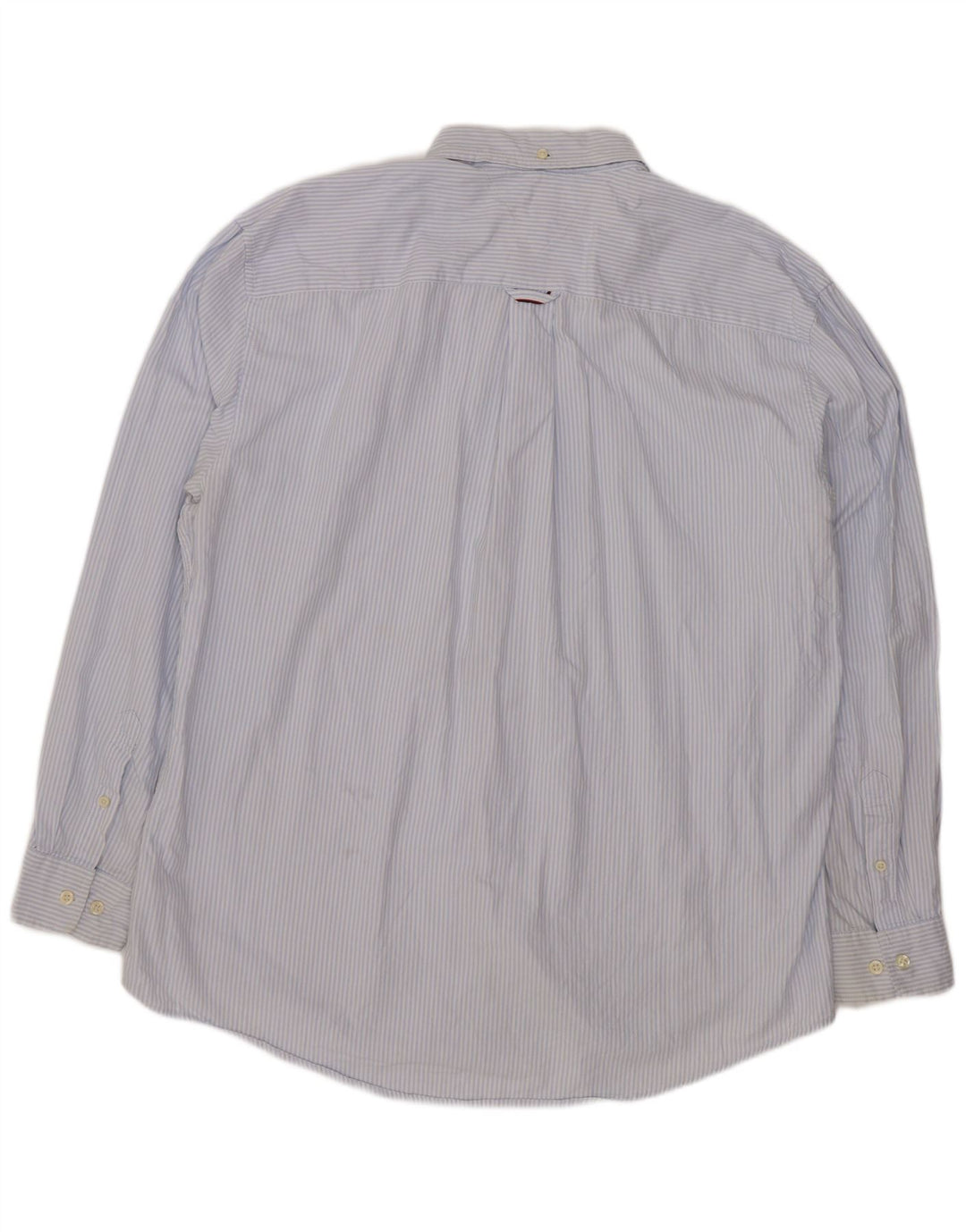 Tommy Hilfiger Camisa para hombre 2XL Algodón a rayas azules