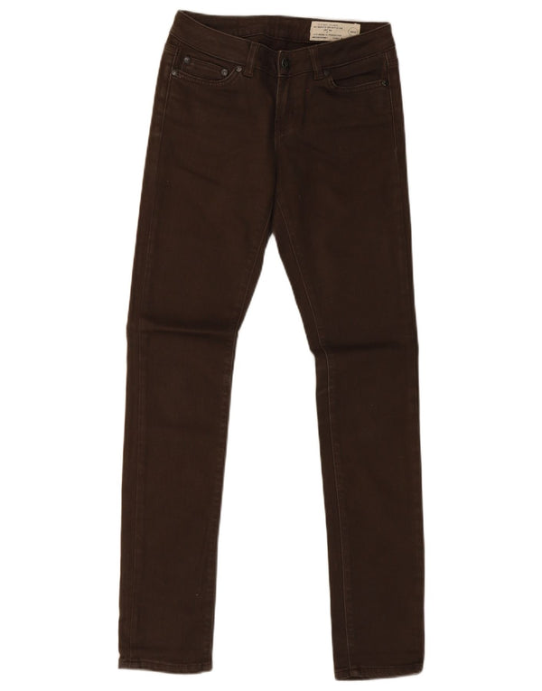 Vaqueros Pitillo Mujer All Saints W25 L32 Algodón Marrón