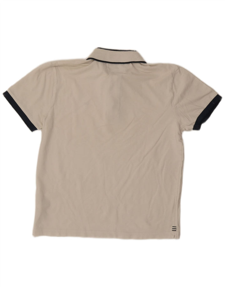 Polo Gas Hombre XL Algodón Blanco