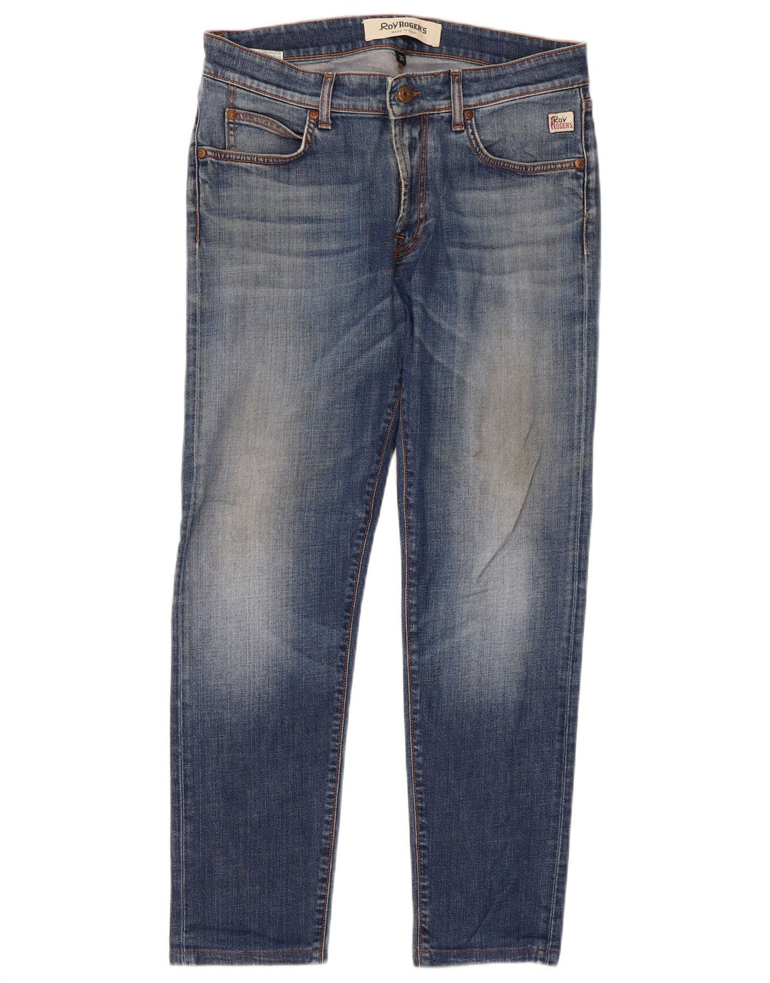 Roy Rogers Vaqueros ajustados para mujer W33 L33 Algodón azul