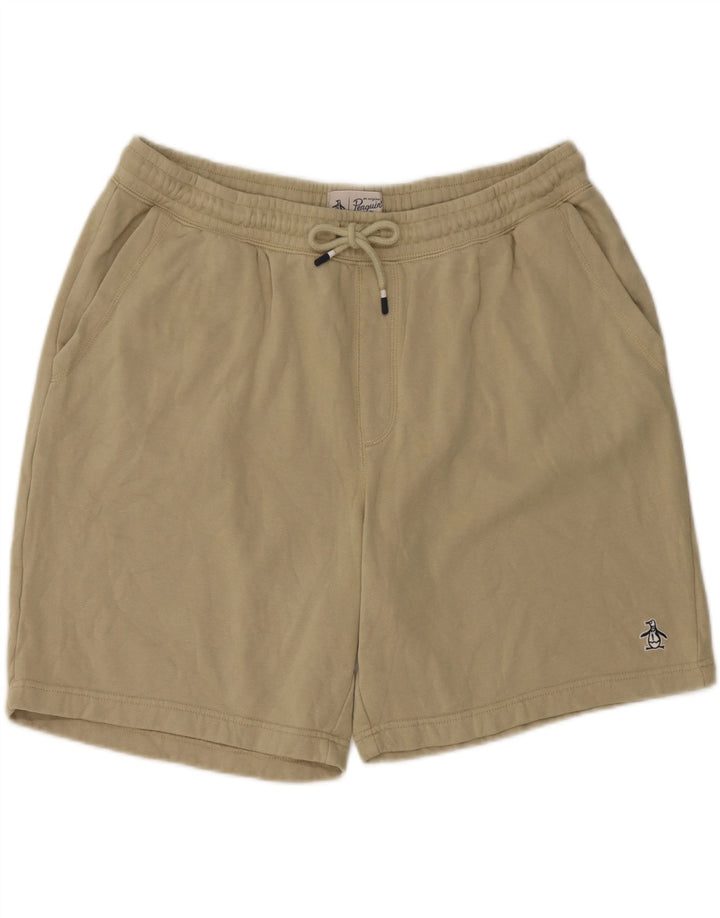 Shorts Deportivos Penguin Hombre XL Algodón Beige