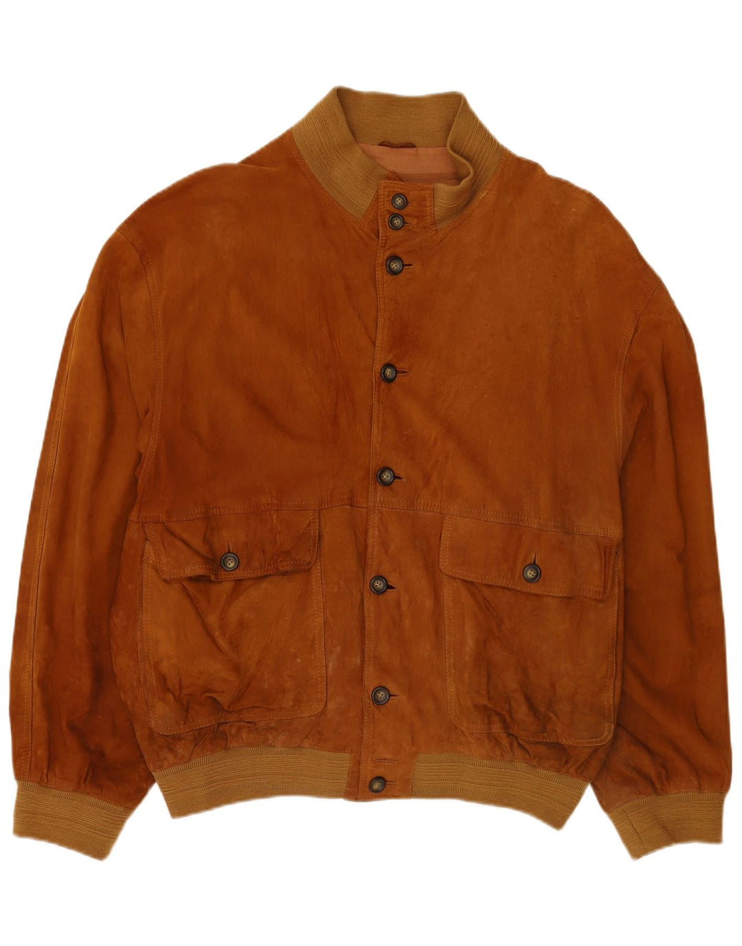 Gara Chaqueta bomber de ante para hombre IT 58 4XL Marrón