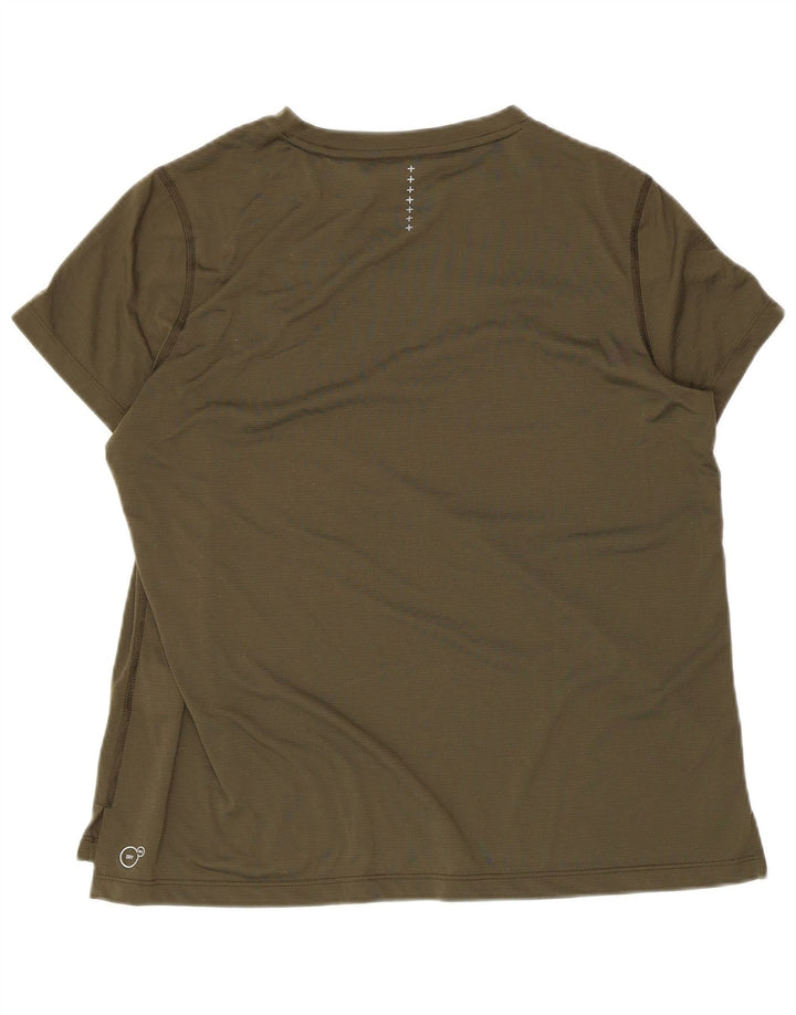 PUMA Camiseta para mujer Top UK 16 Large Caqui Poliéster