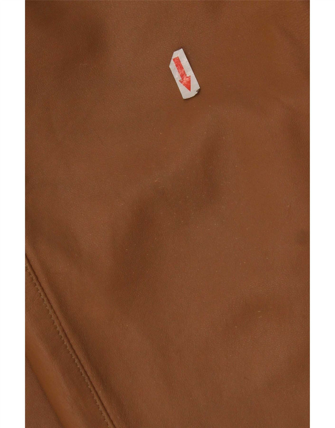 Pantalones rectos de cuero para mujer J.J.Scott W28 L27 Marrón